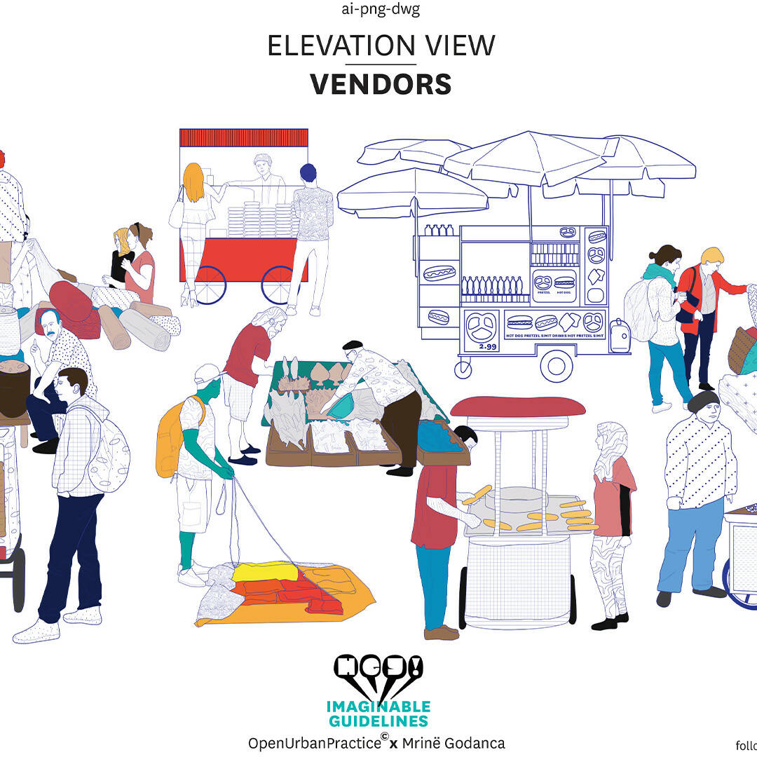 HEY! Characters: Street Economy Collection — cutout pack for architectural visualisation, preview 4 of 4