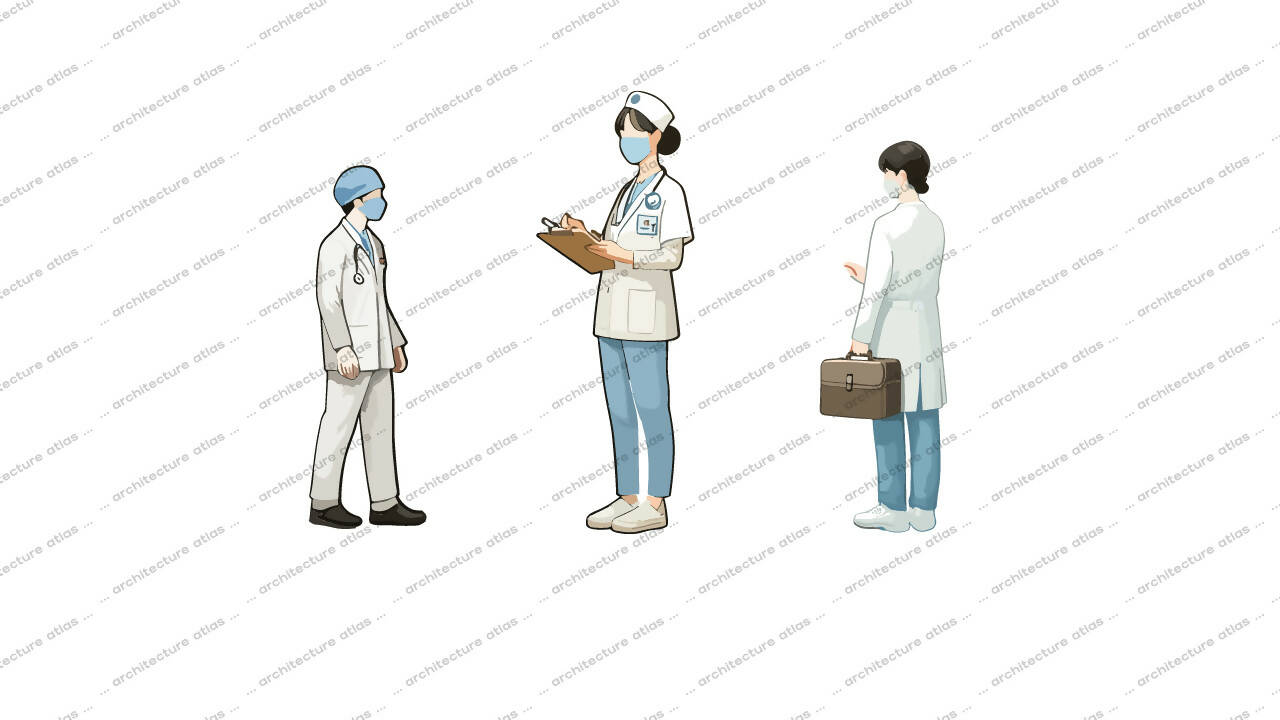 Hospital Pack - 02 — cutout pack for architectural visualisation, preview 4 of 4