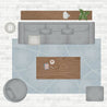 Vector & PNG Living Room Top View Furniture
