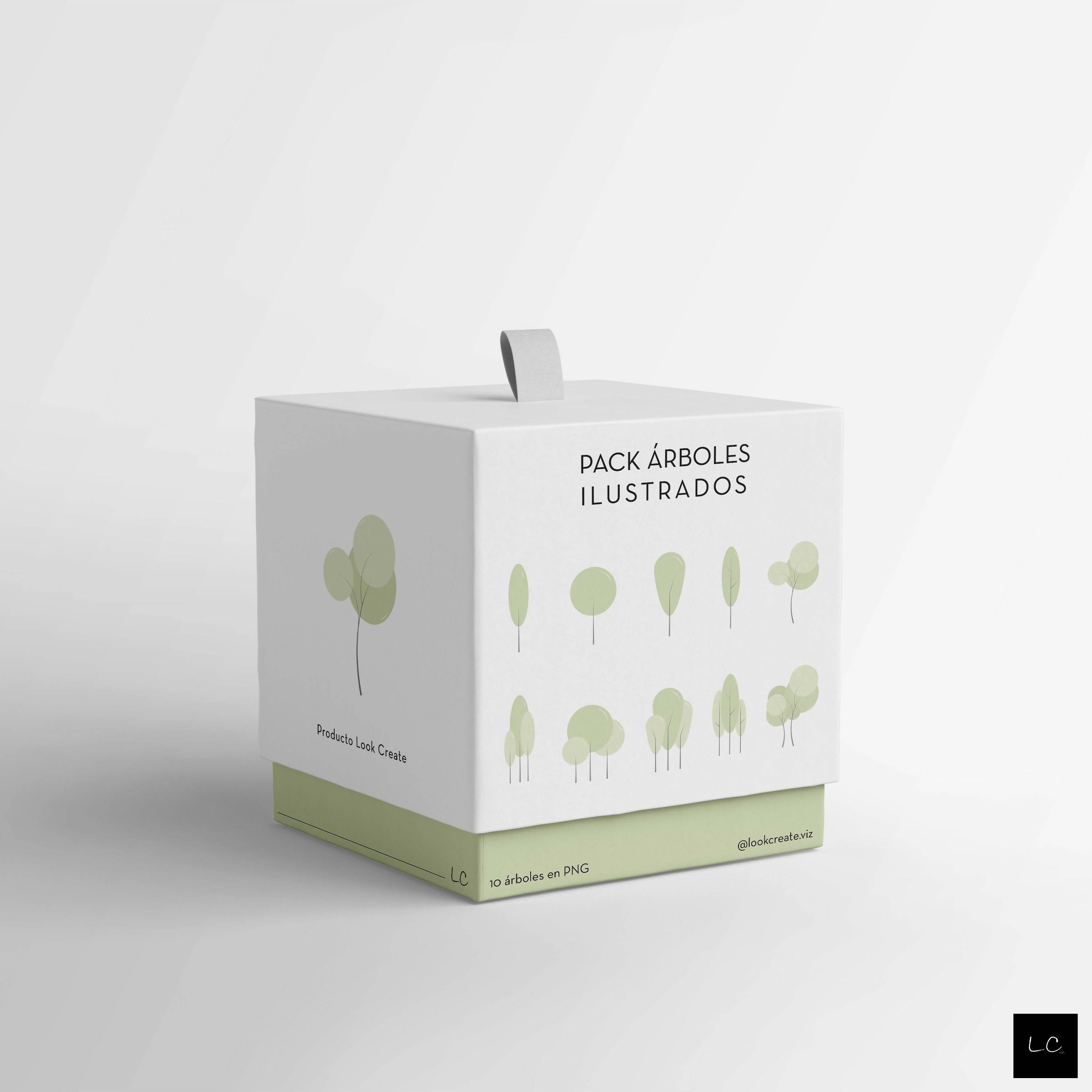 Illustrated Trees Pack — cutout pack for architectural visualisation