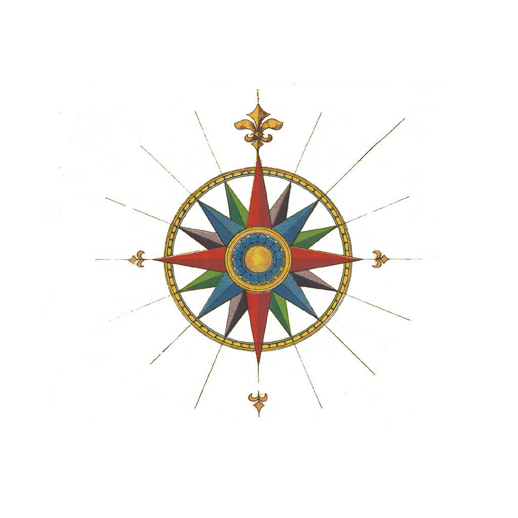 Illustration Compass Roses — cutout pack for architectural visualisation, preview 2 of 5