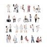 In Hospital People Cutout Pack — cutout pack for architectural visualisation, preview 1 of 4