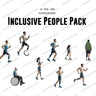 Inclusive People Cutout Pack — cutout pack for architectural visualisation, preview 1 of 4