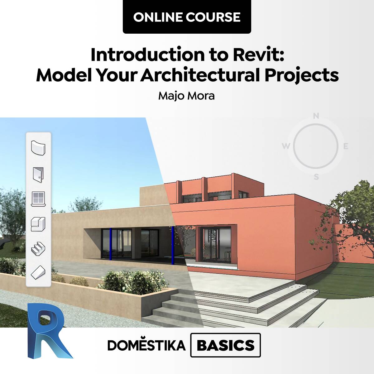 Introduction to Revit: Model Your Architectural Projects — video course for architects, preview 1 of 2