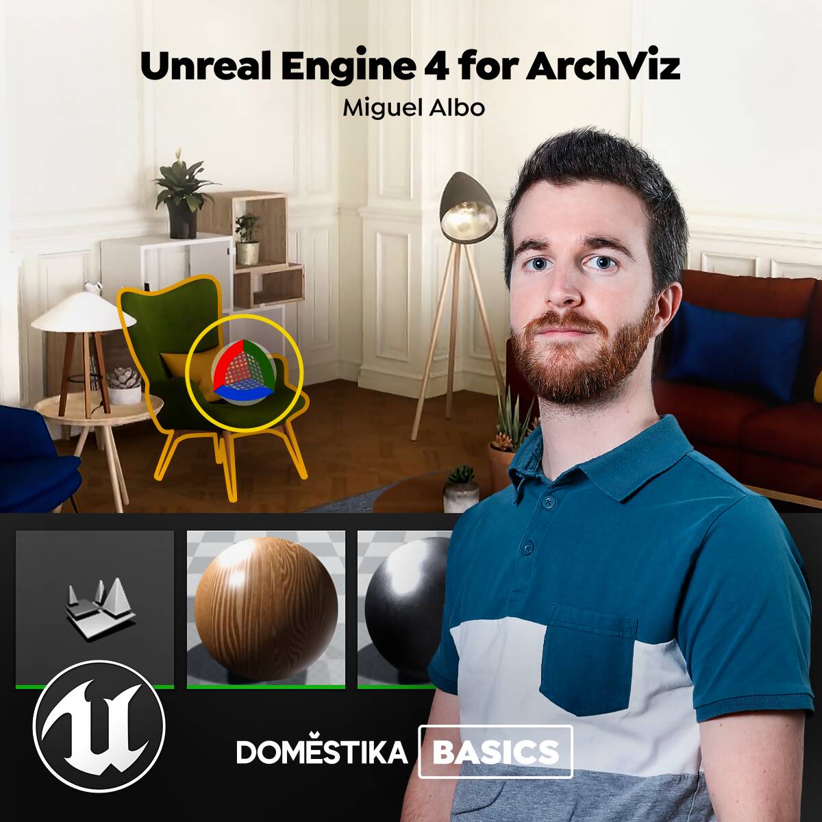 Introduction to Unreal Engine 4 for Architectural Rendering — video course for architects, preview 2 of 2