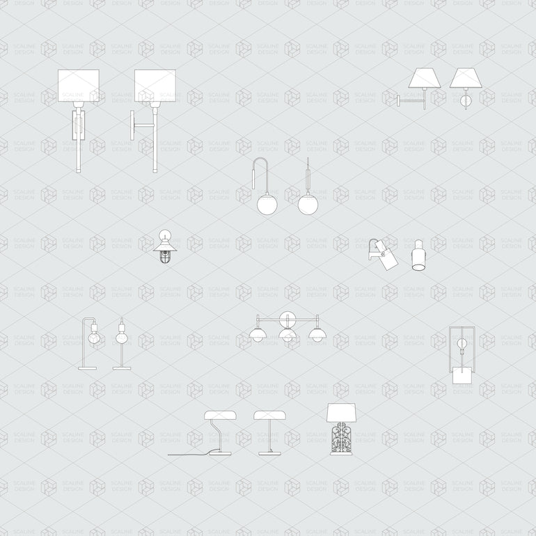 CAD & Vector Lighting Collection – Learn Architecture Online