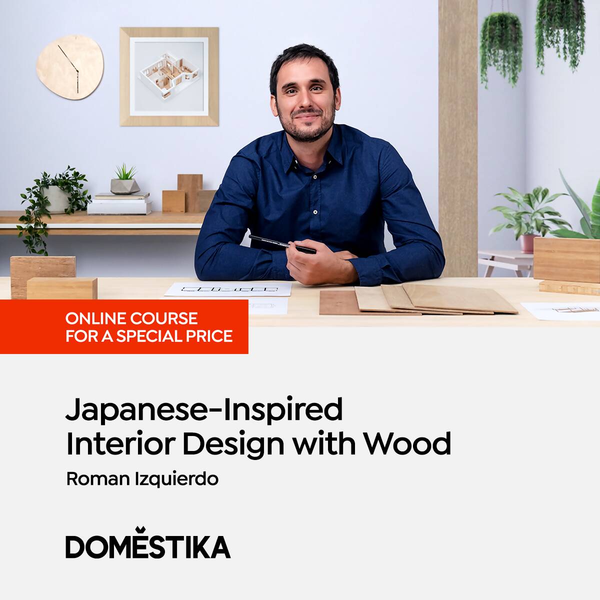 Japanese-Inspired Interior Design with Wood — video course for architects, preview 2 of 2