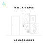 40 Piece Wall Art Pack