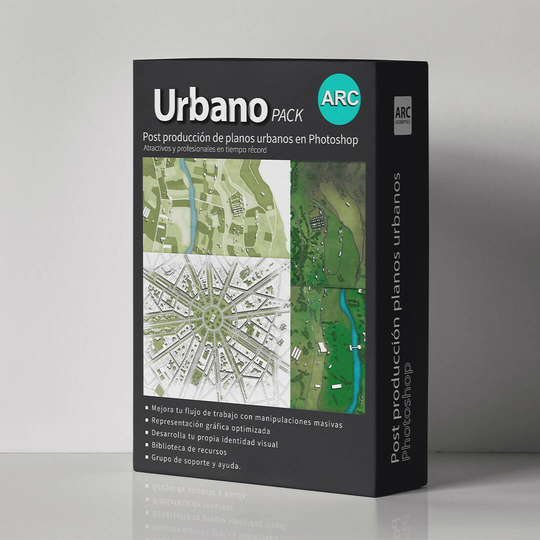 Másterclass Pack: Photoshop Para Proyectos Urbanos — video course for architects