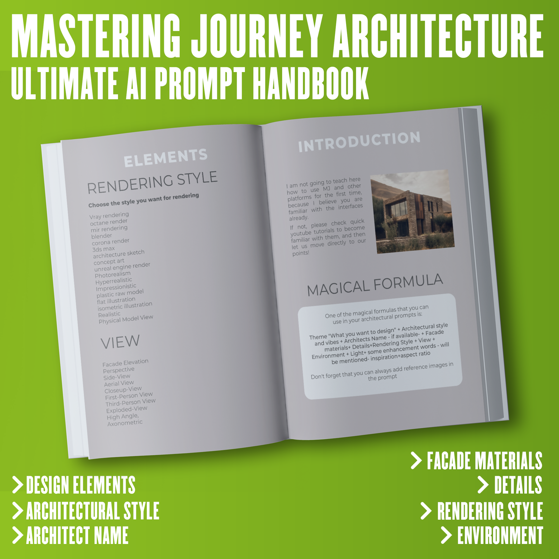 Mastering Midjourney Architecture | The Ultimate AI Prompt Handbook — ebook for architects, preview 2 of 4