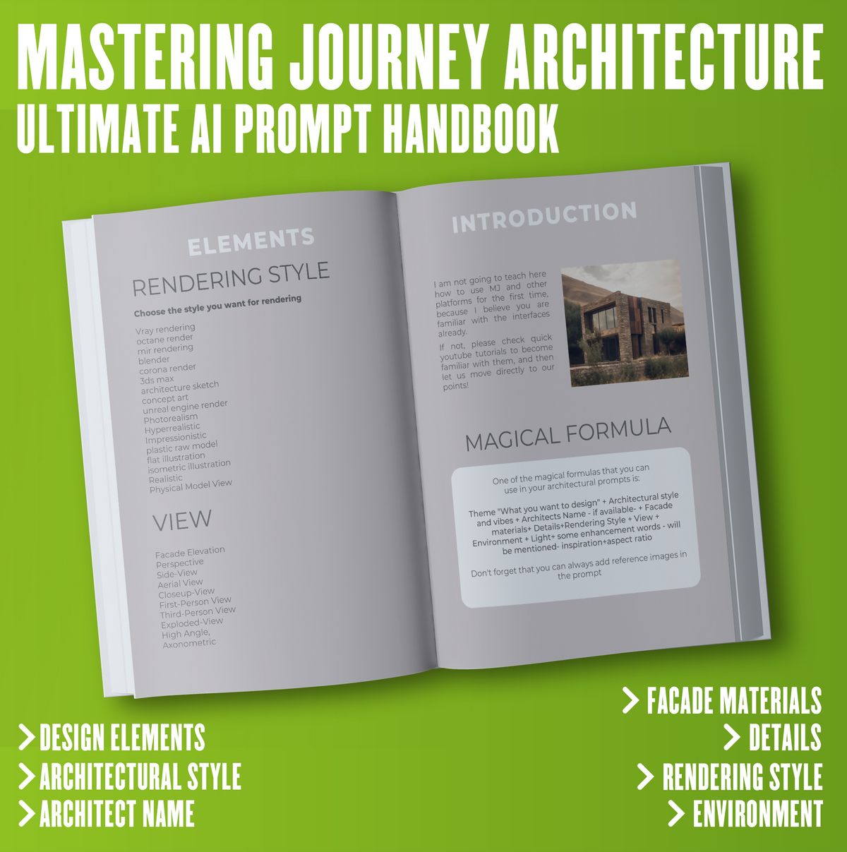 Mastering Midjourney Architecture | The Ultimate AI Prompt Handbook — ebook for architects, preview 2 of 4