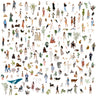Mega Vector Pack: People, Plants & Animals (220 Figures) — cutout pack for architectural visualisation, preview 1 of 6