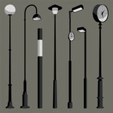 Flat Vector Street Lights