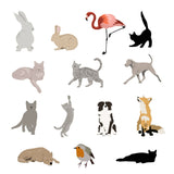 14 Animal Vector Cutouts: Cats, Dogs, Birds and More