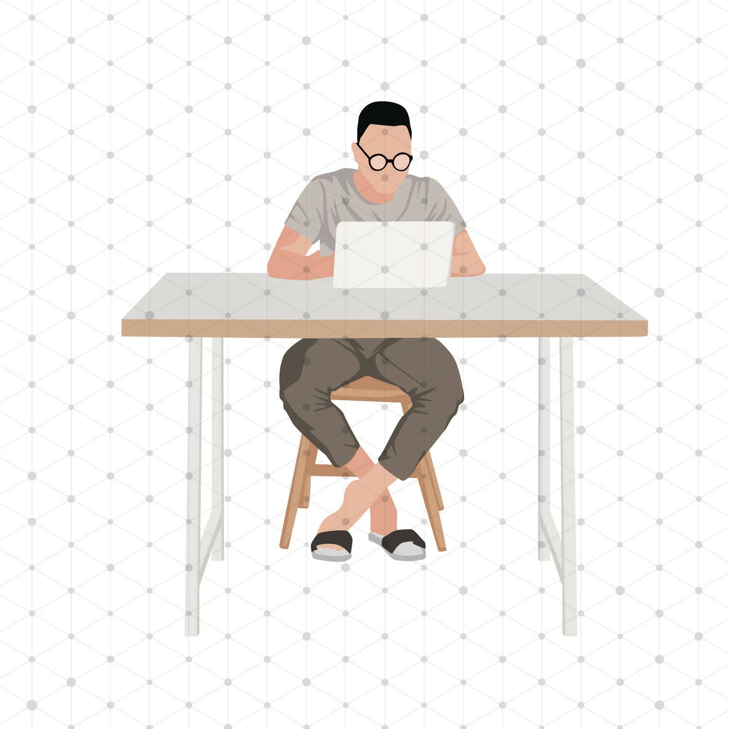 Office People Pack 01 (32 Vectors & PNGs) — cutout pack for architectural visualisation, preview 2 of 5