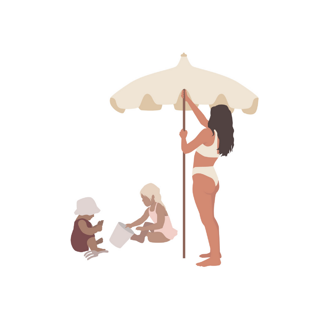On The Beach People Cutout Pack — cutout pack for architectural visualisation, preview 4 of 5