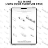 All In One Living Room Furniture Pack