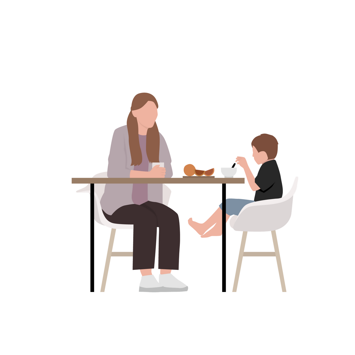 People Eating Cutout Pack — cutout pack for architectural visualisation, preview 5 of 8