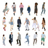 People on Stairs — cutout pack for architectural visualisation
