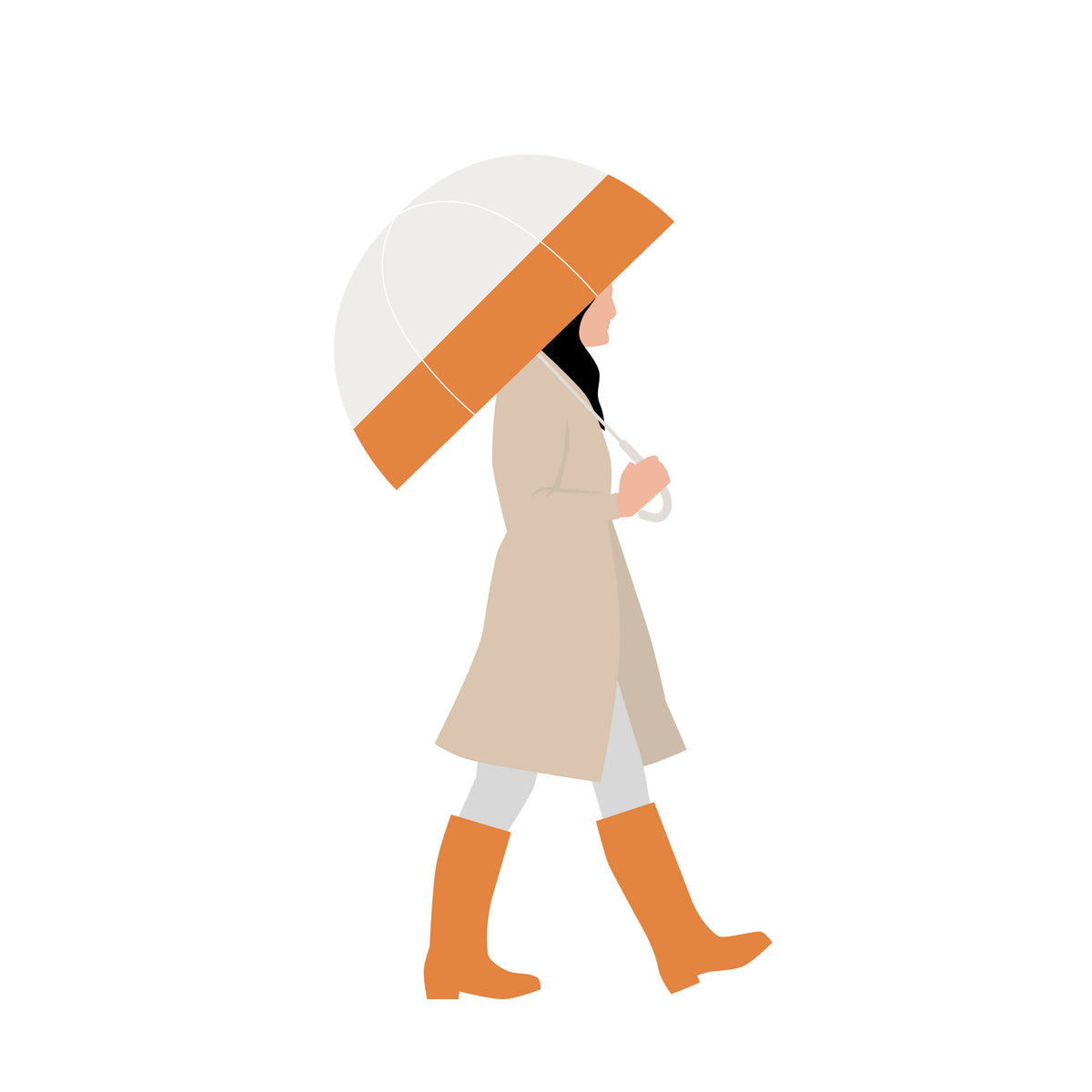People with Umbrellas Cutout Pack — cutout pack for architectural visualisation, preview 7 of 8