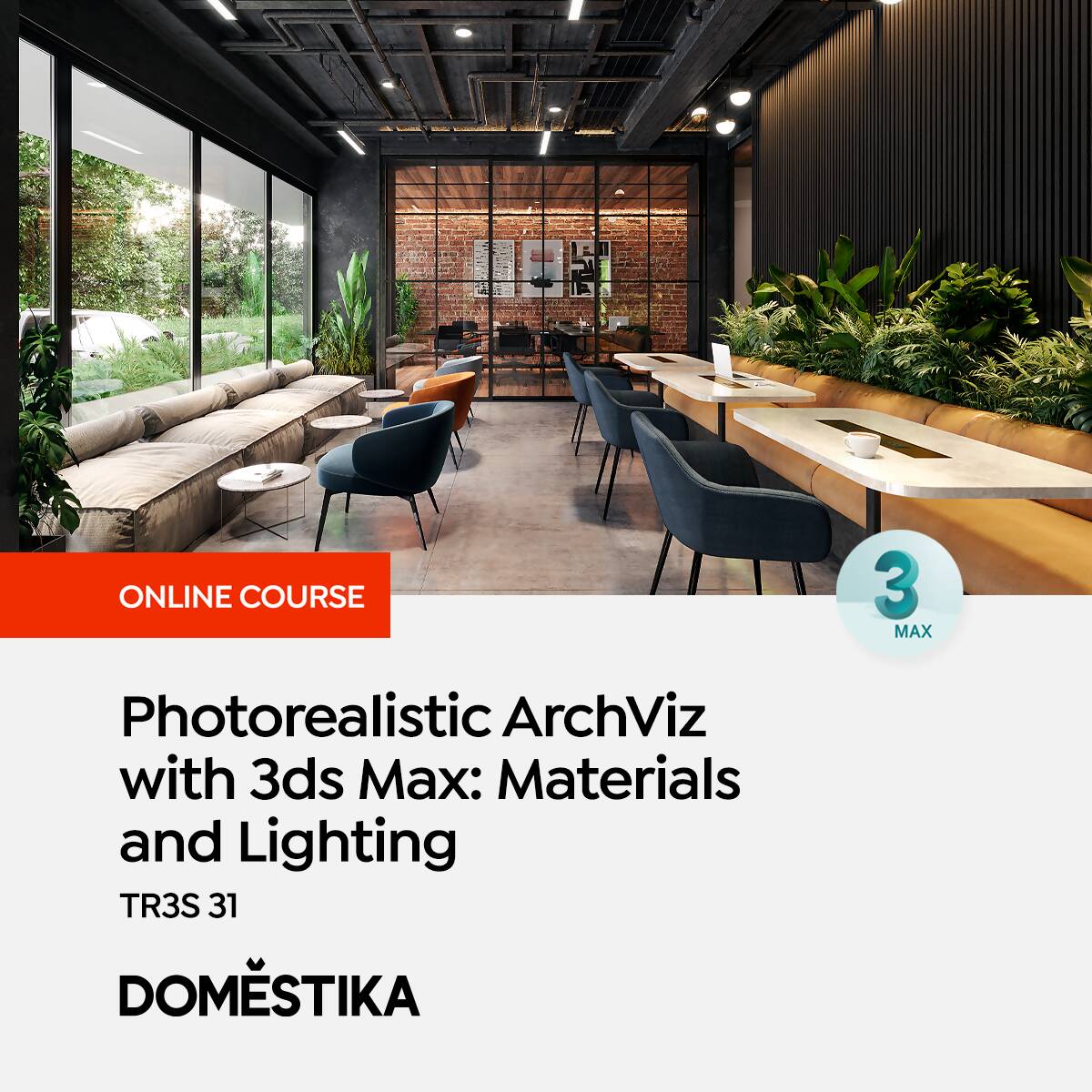 Photorealistic ArchViz with 3ds Max: Materials and Lighting — video course for architects, preview 1 of 2