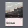 Portfolio Cover Illustration / 01 — editable template for architects
