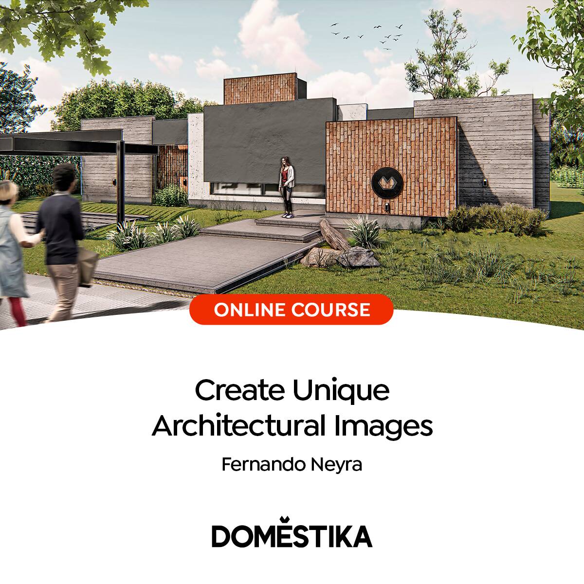 Post-produce Architectural Renders in Photoshop — video course for architects, preview 1 of 2