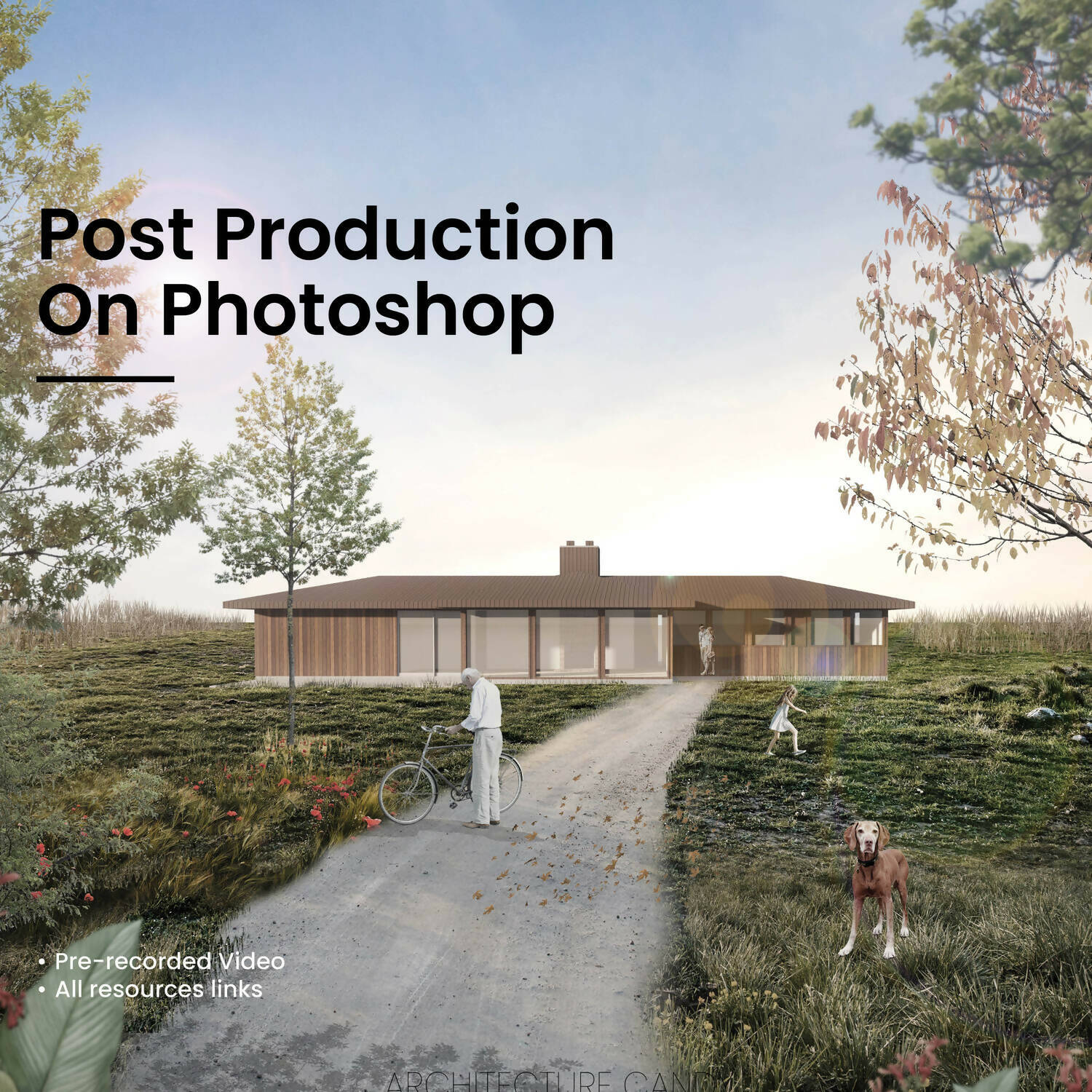 Post Production Live Workshop Recording & Resources — video course for architects, preview 1 of 2
