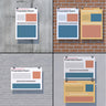 Poster Display Template — editable template for architects, preview 1 of 5