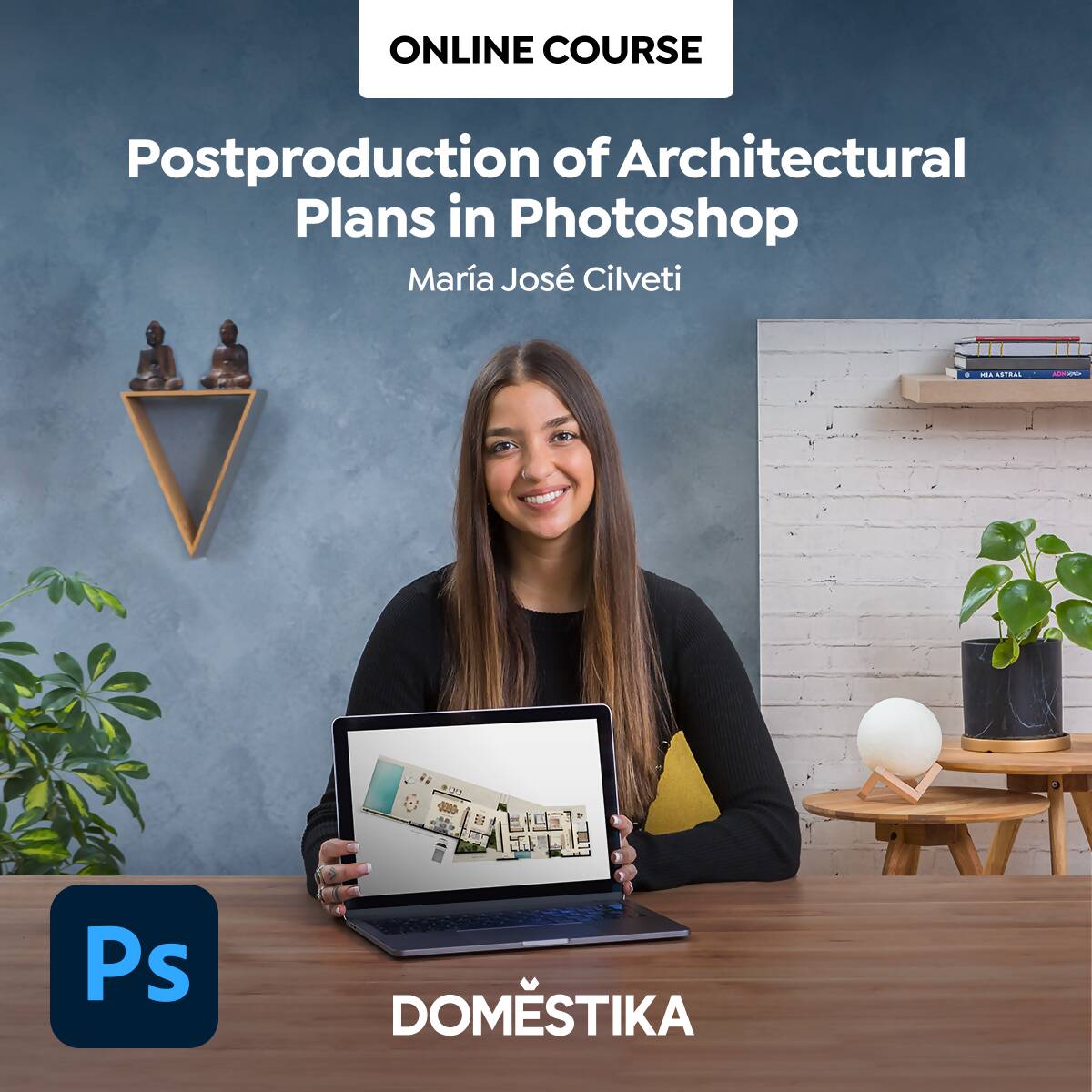 Postproduction of Architectural Plans in Photoshop — video course for architects, preview 2 of 2
