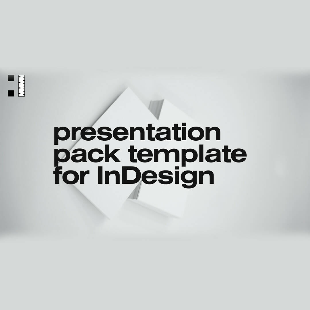 Presentation Pack Template for InDesign — editable template for architects