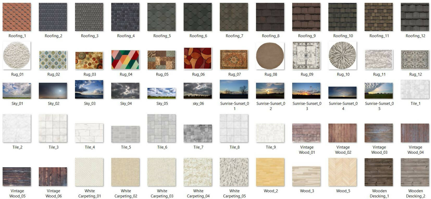 Sketch-Up Texture Kit — texture pack for architectural rendering, preview 6 of 7