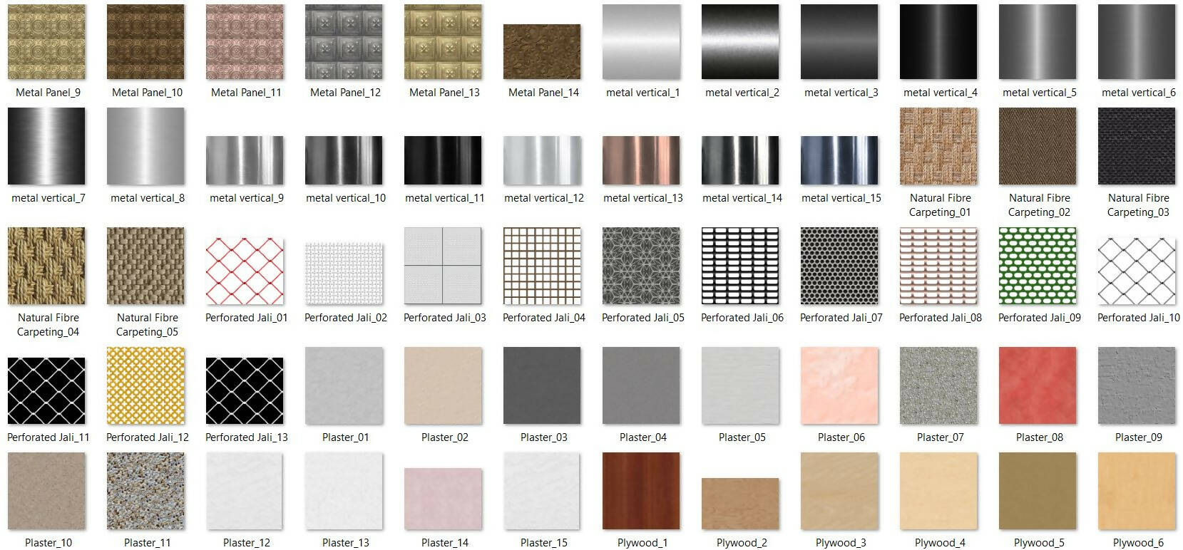 Sketch-Up Texture Kit — texture pack for architectural rendering, preview 7 of 7