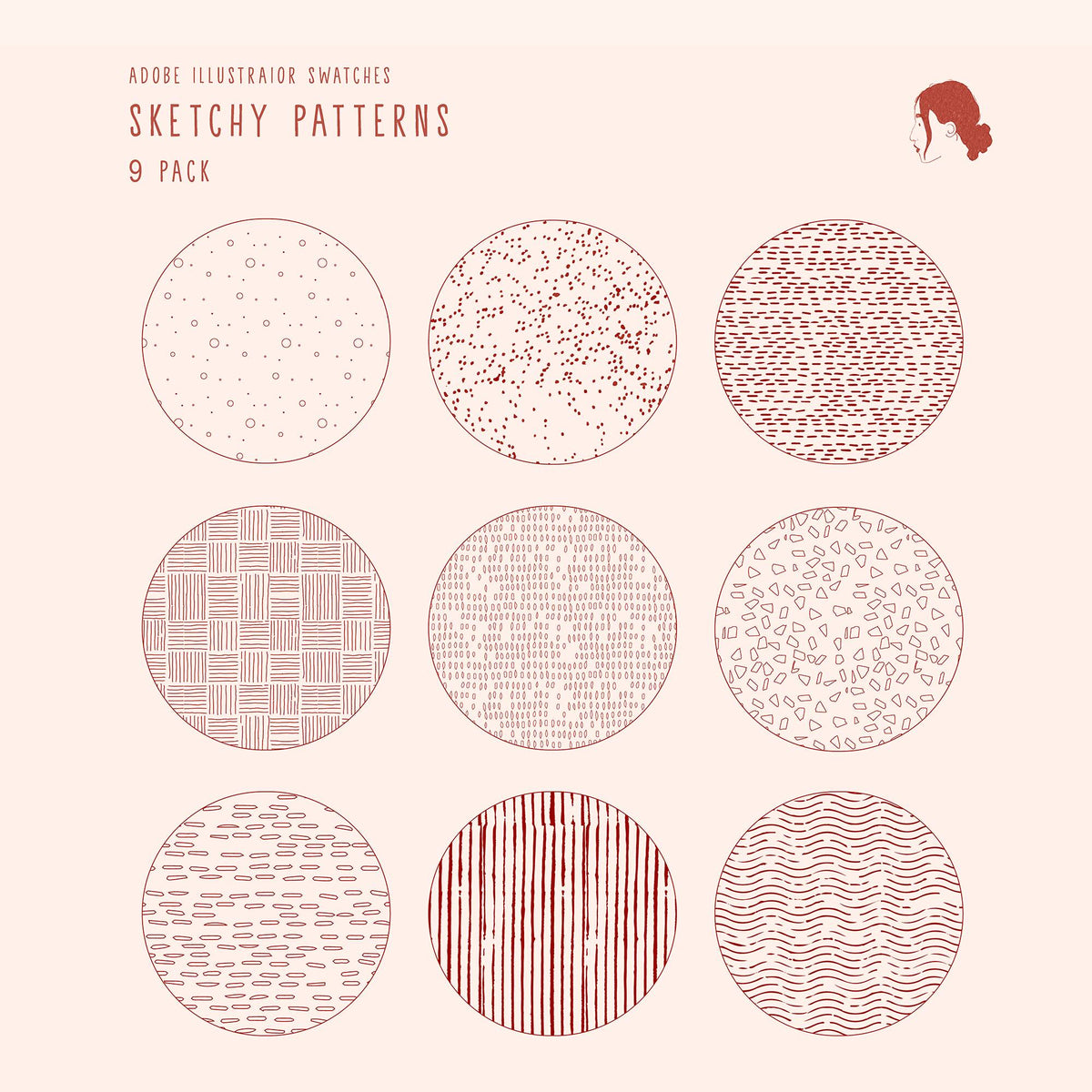 Sketchy Patterns — pattern set for architectural drawings, preview 1 of 2