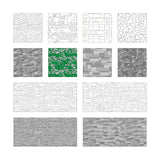 Swatch Stone Patterns: 12 Stone Illustrator Patterns