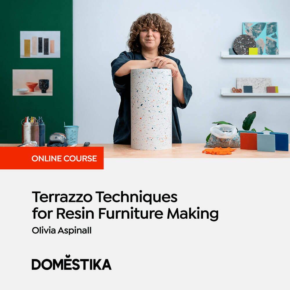 Terrazzo Techniques for Resin Furniture Making — video course for architects, preview 2 of 2
