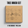 Trush Brush Set — brush set for architectural drawings