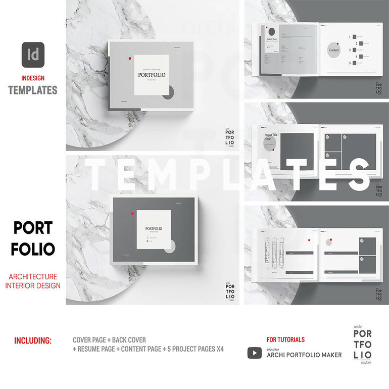 Architectural & Interior Design Portfolio Template 5 – Learn ...