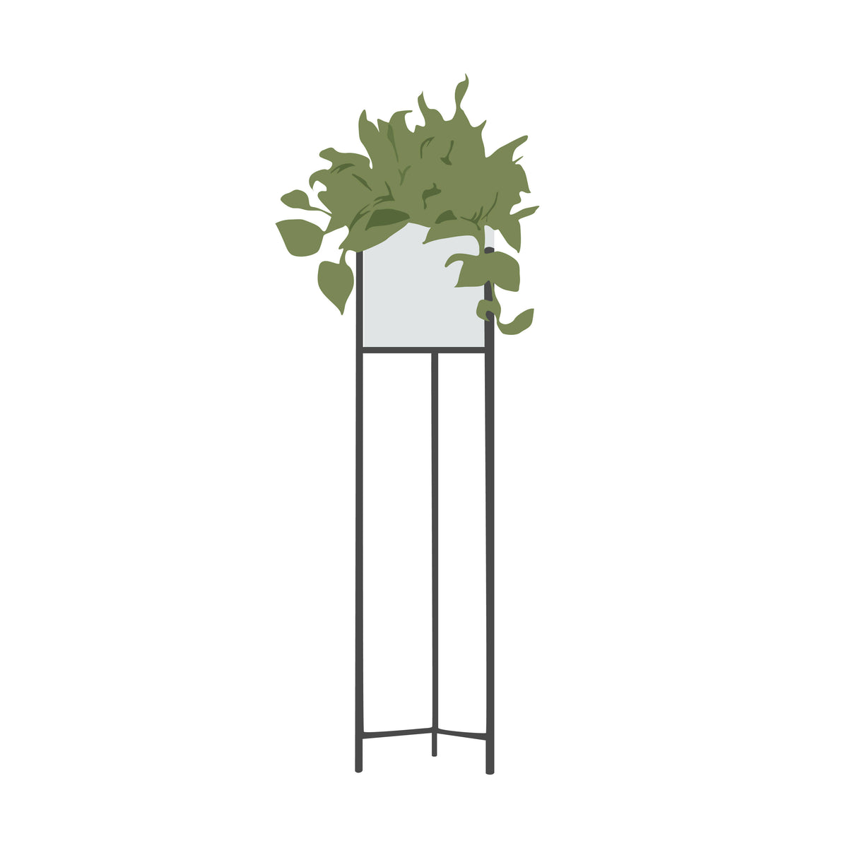 Vector Indoor Plants 02 — cutout pack for architectural visualisation, preview 3 of 4