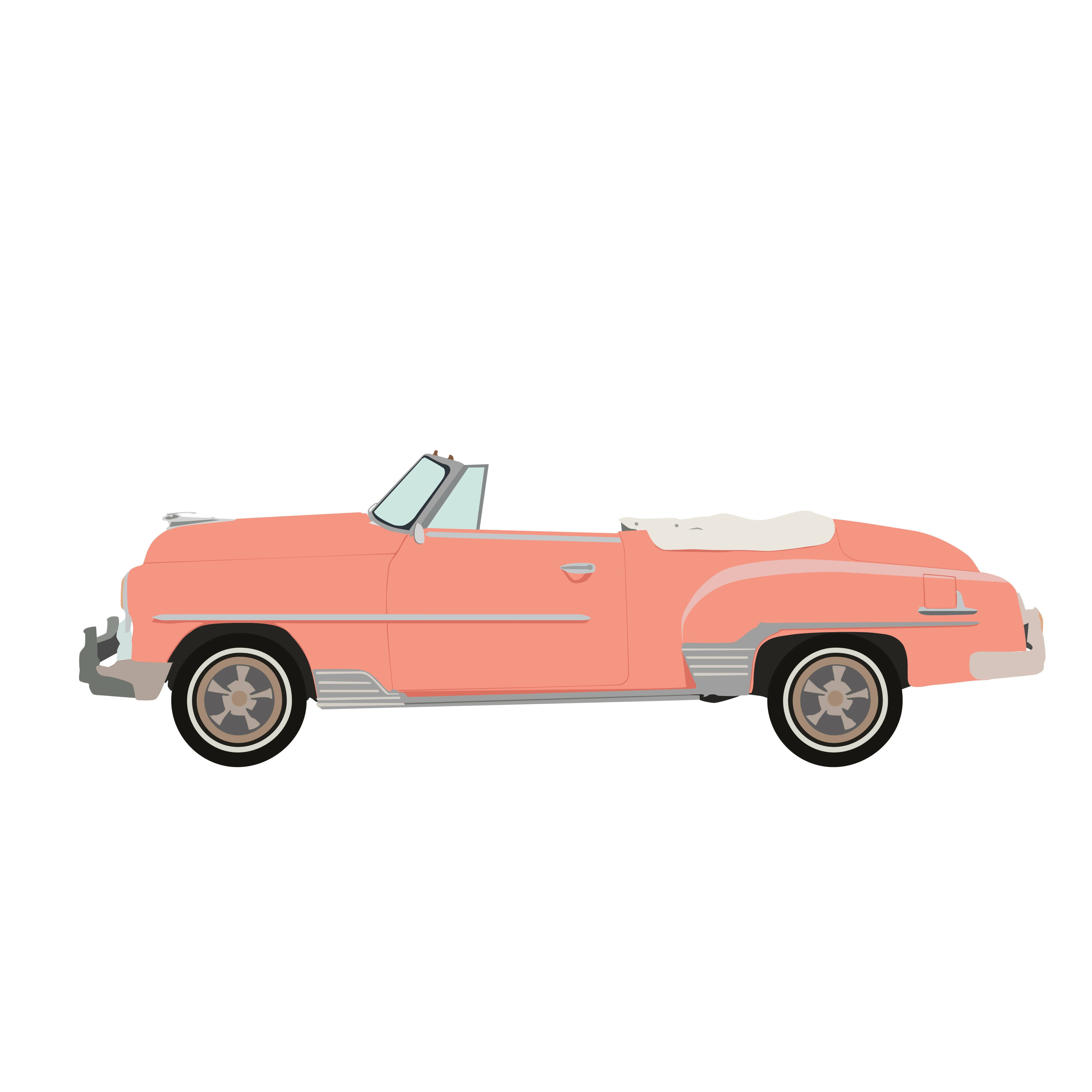 Vintage Vehicles (15 Figures) — cutout pack for architectural visualisation, preview 2 of 2