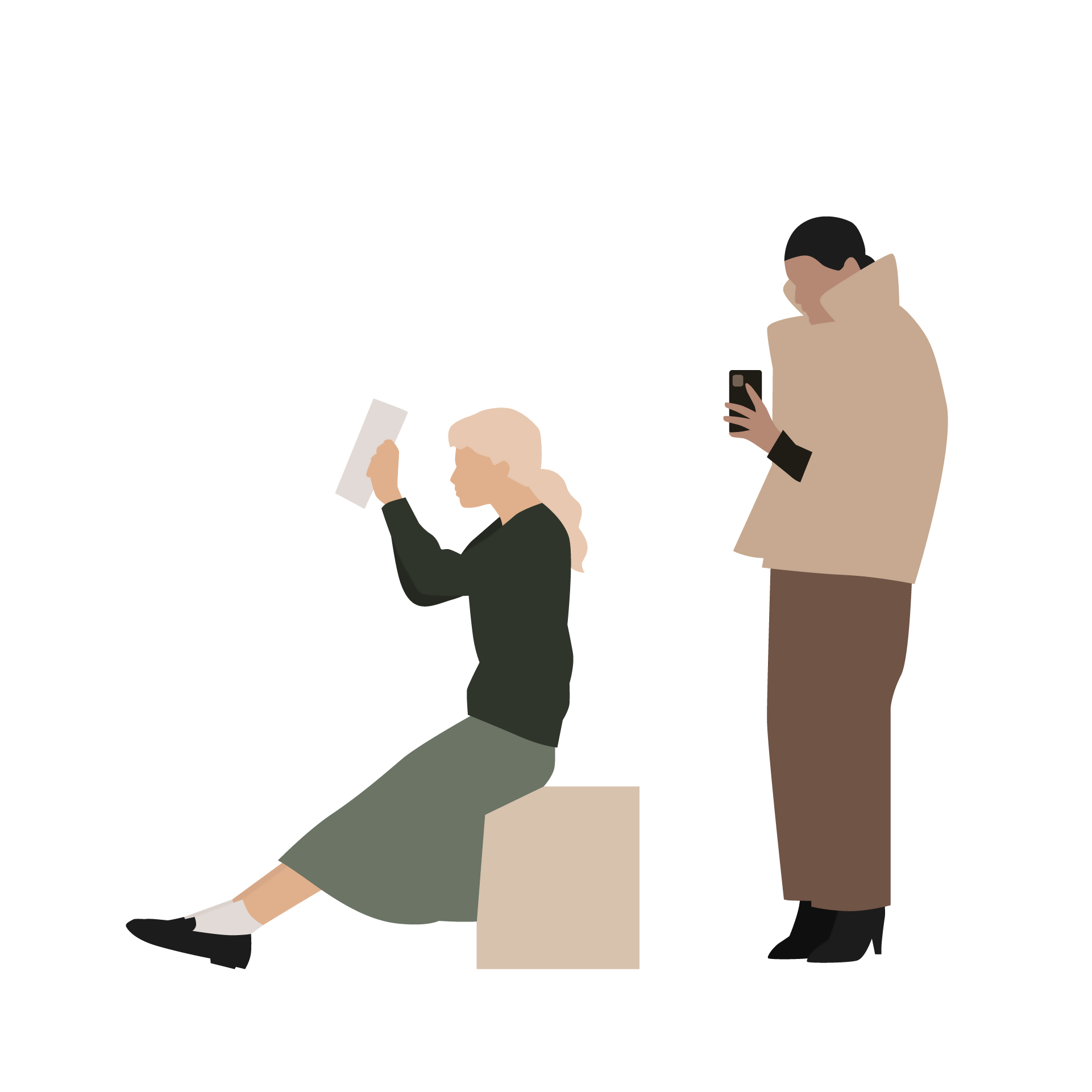 Walking People (30 Objects) — cutout pack for architectural visualisation, preview 4 of 6