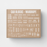 Wardrobe CAD Blocks (60+ Closet Rails, Clothes and Shoes)
