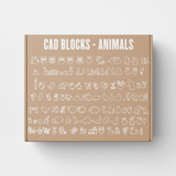 Cartoon Animal CAD Blocks (90+ Line Drawing Figures)