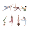 Yoga People Cutout Pack — cutout pack for architectural visualisation
