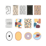 Flat Vector Rug Cutouts (13 Designs, AI and PNG)
